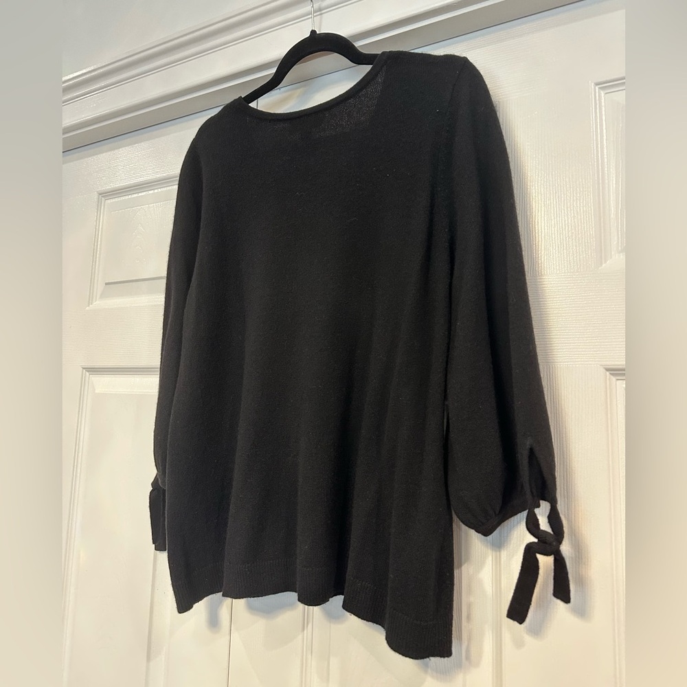 Charter Club Black Cashmere Sweater - Picture 5 of 6